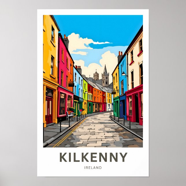 Impresión de viaje de Kilkenny Ireland (Frente)