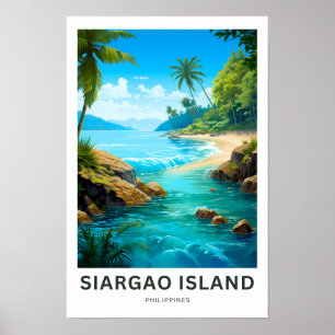 Impresión de viaje de la isla Siargao de Filipinas