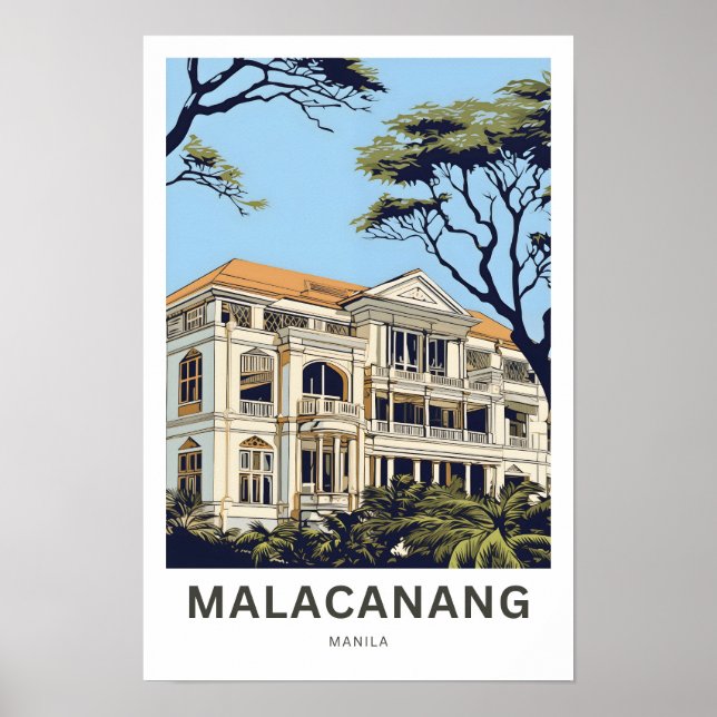 Impresión de viaje de Malacañang Manila (Frente)
