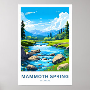 Impresión de viaje de Mammoth Spring Arkansas