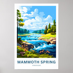 Impresión de viaje de Mammoth Spring Arkansas