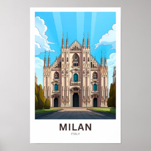 Impresión de viaje de Milán Italia