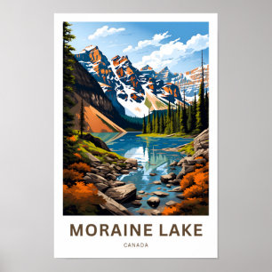 Impresión de viaje de Moraine Lake Canada