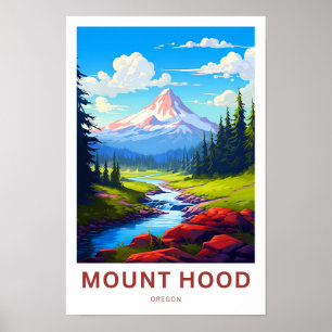 Impresión de viaje de Mount Hood Oregon