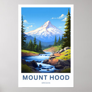 Impresión de viaje de Mount Hood Oregon