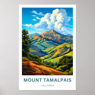 Impresión de viaje de Mount Tamalpais California