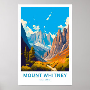 Impresión de viaje de Mount Whitney California