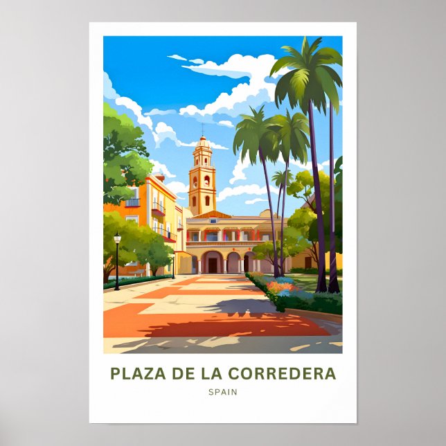 Impresión de viaje de Plaza de La Corredera España (Frente)