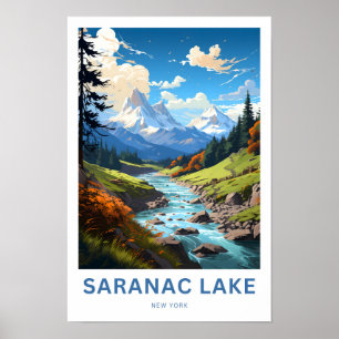 Impresión de viaje de Saranac Lake New York