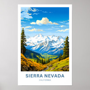 Impresión de viaje de Sierra Nevada California