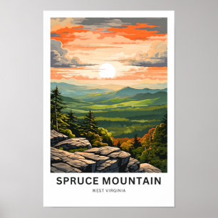 Impresión de viaje de Spruce Mountain West Virgini