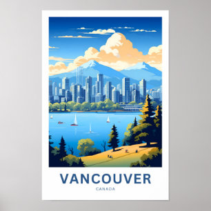 Impresión de viaje de Vancouver Canadá