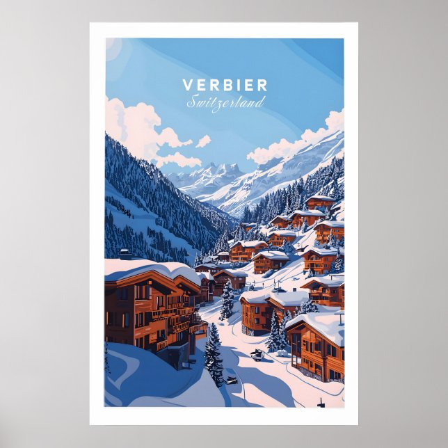 Impresión de viaje de Verbier 1 (Frente)