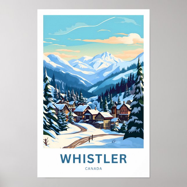 Impresión de viaje de Whistler Canada (Frente)