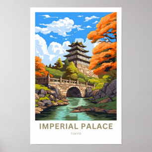 Impresión de viaje del Palacio Imperial Tokyo