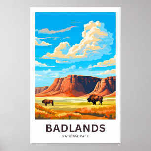 Impresión de viaje del Parque Nacional Badlands