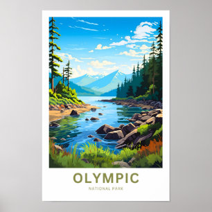 Impresión de viaje del Parque Nacional Olímpico