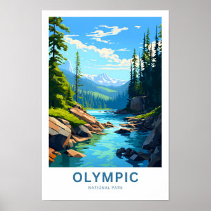 Impresión de viaje del Parque Nacional Olímpico