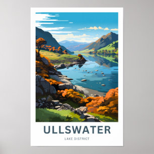 Impresión de viaje en el distrito de Ullswater Lak