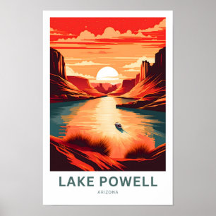 Impresión de viaje en el lago Powell Arizona