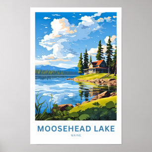 Impresión de viaje Moosehead Lake Maine