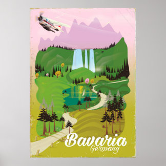 Impresión de viaje paisajista de Baviera Alemania