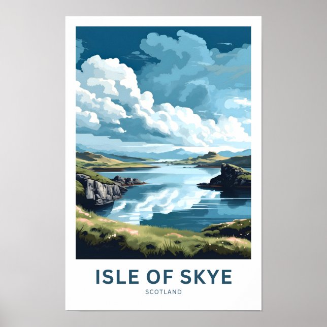 Impresión de viaje por la Isla de Skye Escocia (Frente)