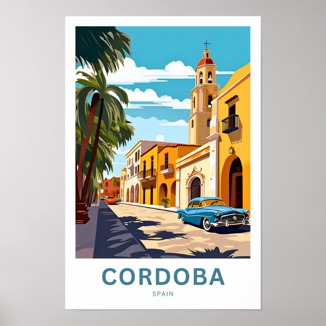 Impresión de viajes de Córdoba España (Frente)