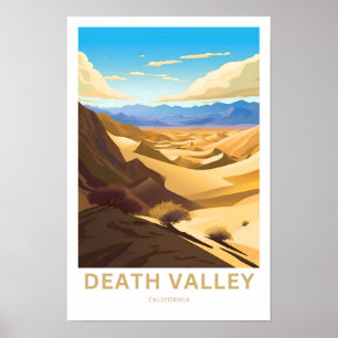 Impresión de viajes de Death Valley California