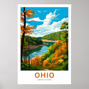 Impresión de viajes de Estados Unidos de Ohio