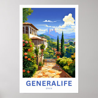 Impresión de viajes de Generalife España