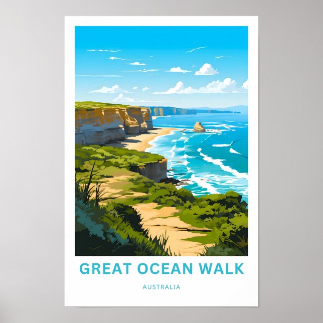Impresión de viajes de Great Ocean Walk Australia (Frente)