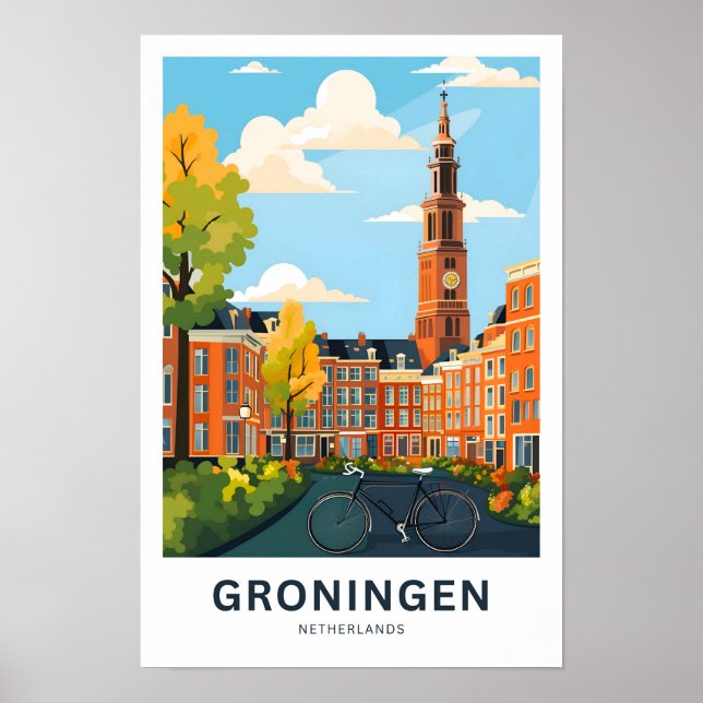 Impresión de viajes de Groningen Netherlands (Frente)