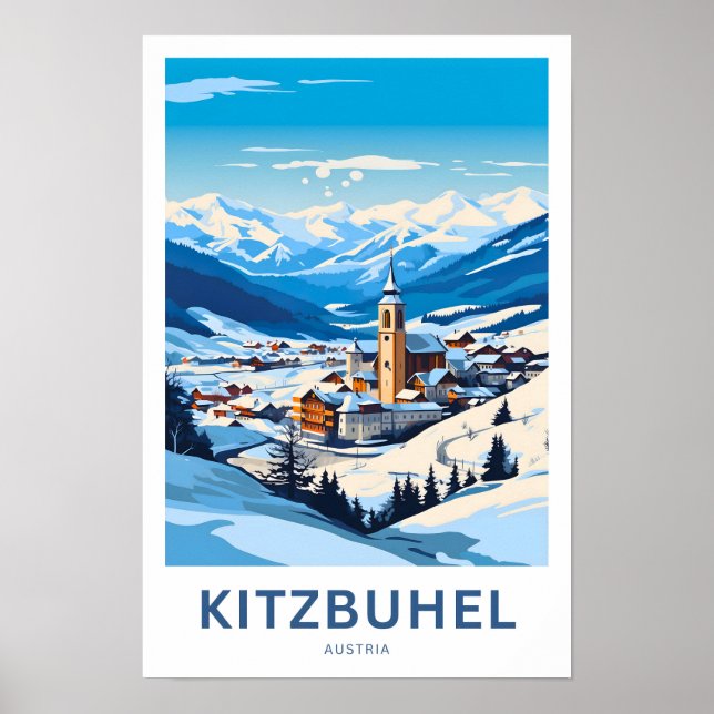 Impresión de viajes de Kitzbuhel Austria (Frente)