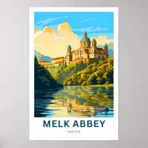 Impresión de viajes de la abadía Melk Austria