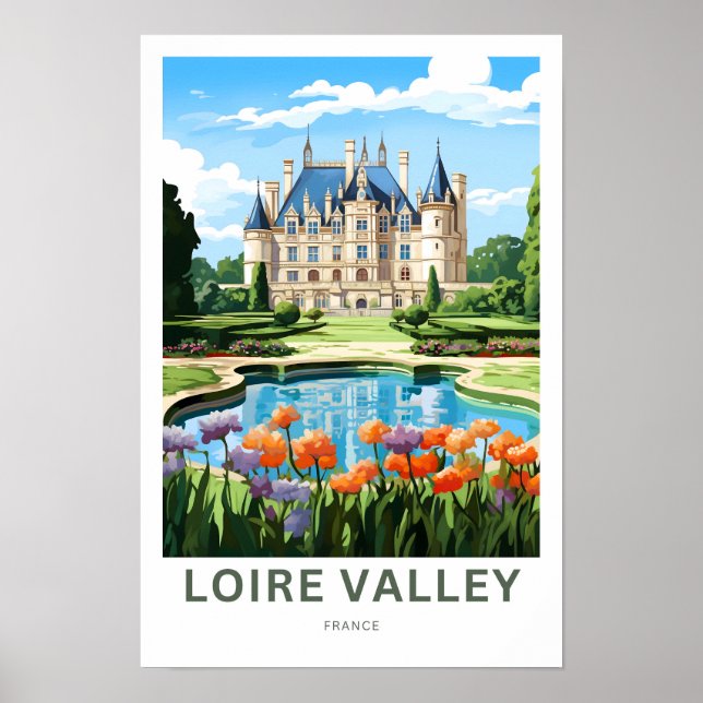 Impresión de viajes de Loire Valley France (Frente)