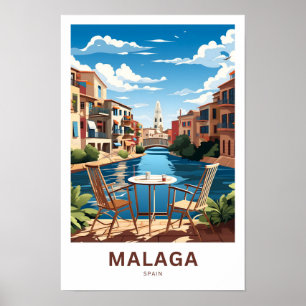 Impresión de viajes de Málaga España
