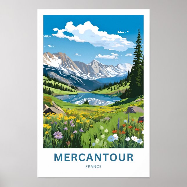 Impresión de viajes de Mercantour France (Frente)