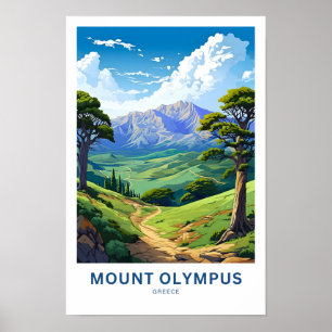 Impresión de viajes de Mount Olympus Greece
