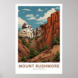 Impresión de viajes de Mount Rushmore South Dakota