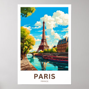 Impresión de viajes de París Francia