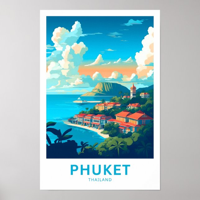 Impresión de viajes de Phuket Thailand (Frente)