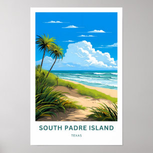 Impresión de viajes de Texas en Isla del Padre Sur