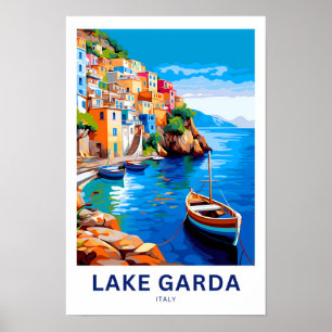 Impresión de viajes en el lago Garda Italia