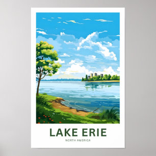 Impresión de viajes por el lago Erie Norteamérica
