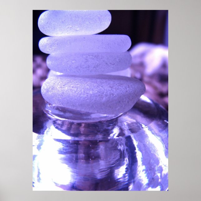 Impresión de vidrio marino de Amethyst (Frente)