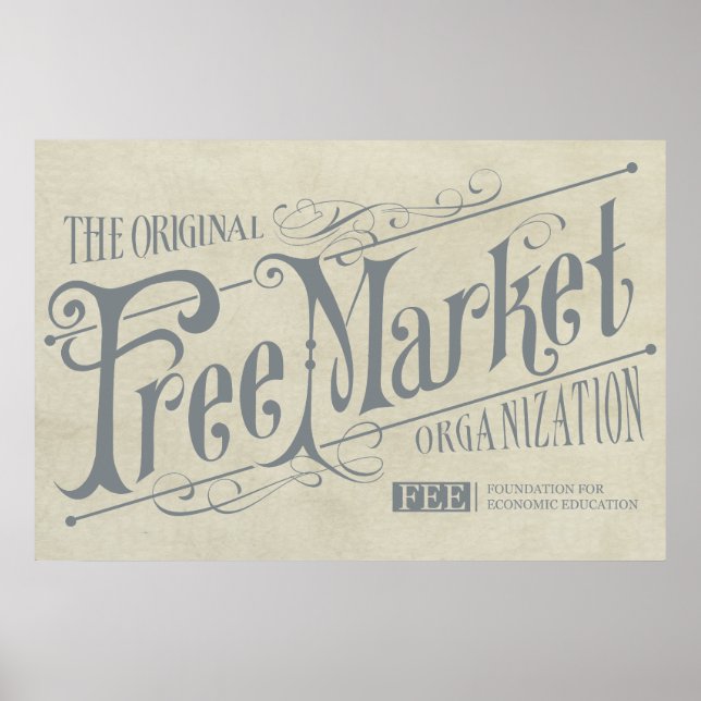 Impresión de vintage de tarifa (Frente)