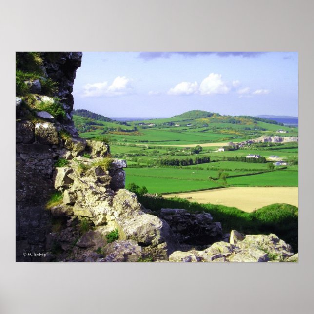 Impresión de vista de castillo (Frente)