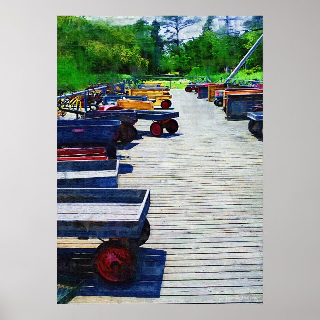 Impresión de Wagons Fire Island Poster (Frente)