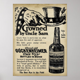 Impresión de Whisky de centeno de Guckenheimer